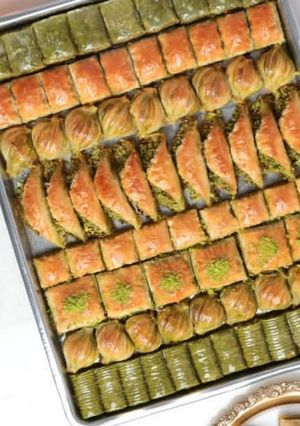 A picture of Baklava (Turkey).