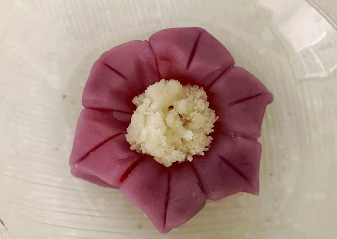Nerikiri Wagashi "鉄仙 （Clematis）"