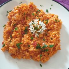 A picture of Chicken and Wild Garlic Risotto.