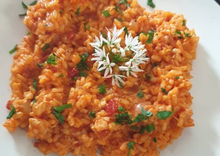 Recipe of Speedy Chicken and Wild Garlic Risotto