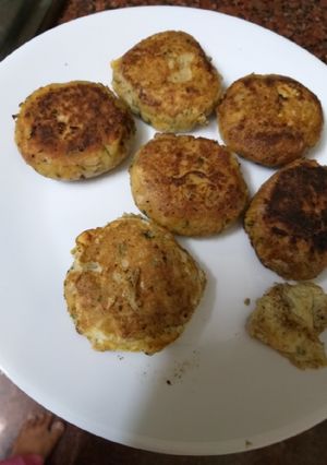 A picture of Chicken shami kabab.