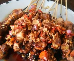 Cara Menyajikan Sate Maranggi Ayam Lezat Mantap