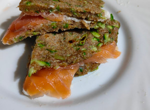 Foto di Piadine integrali di zucchine