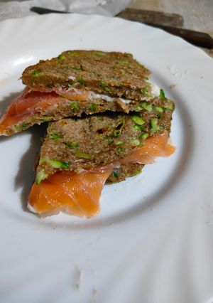 Foto di Piadine integrali di zucchine