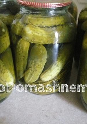 Фото Хрустящие маринованные огурцы на зиму!.