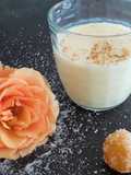 Smoothie au yaourt kéfir, mirabelles et  lait d'amande