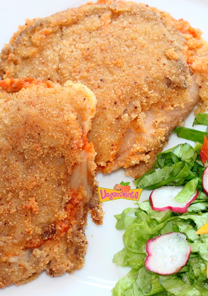 Una foto de Cachopo Vegano Asturiano, Impresionantemente impresionante!!