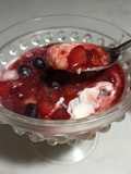 Cheesecake de yogurt sin horno (en copas) para 2