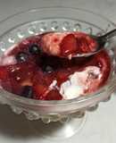 Cheesecake de yogurt sin horno (en copas) para 2
