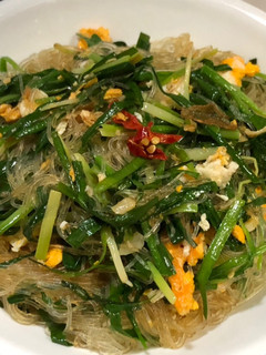 蛋炒韭菜冬粉 的食譜成品照片