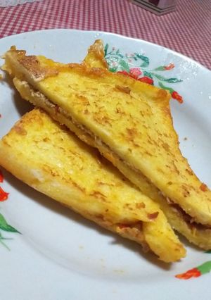 Foto resep Roti panggang isi tuna pedas