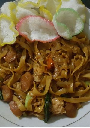 Foto resep Kwetiau goreng sosis