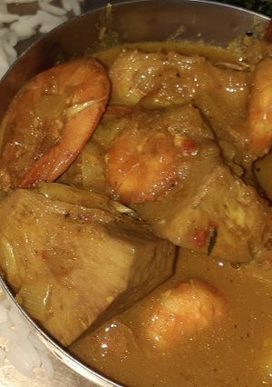 এঁচোড় চিংড়ি রেসিপির প্রধান ছবি