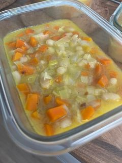 Una foto de Sopa de alubias blancas