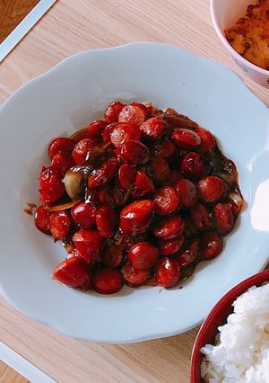 Foto resep Sosis masak kecap inggris
