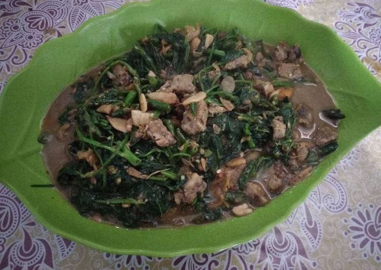 Kangkung Tempe Bongkrek