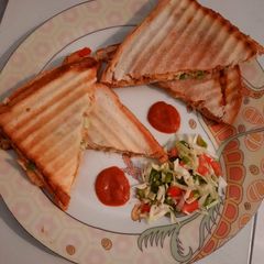 Cheese sandwich A picture of Cheese sandwich.