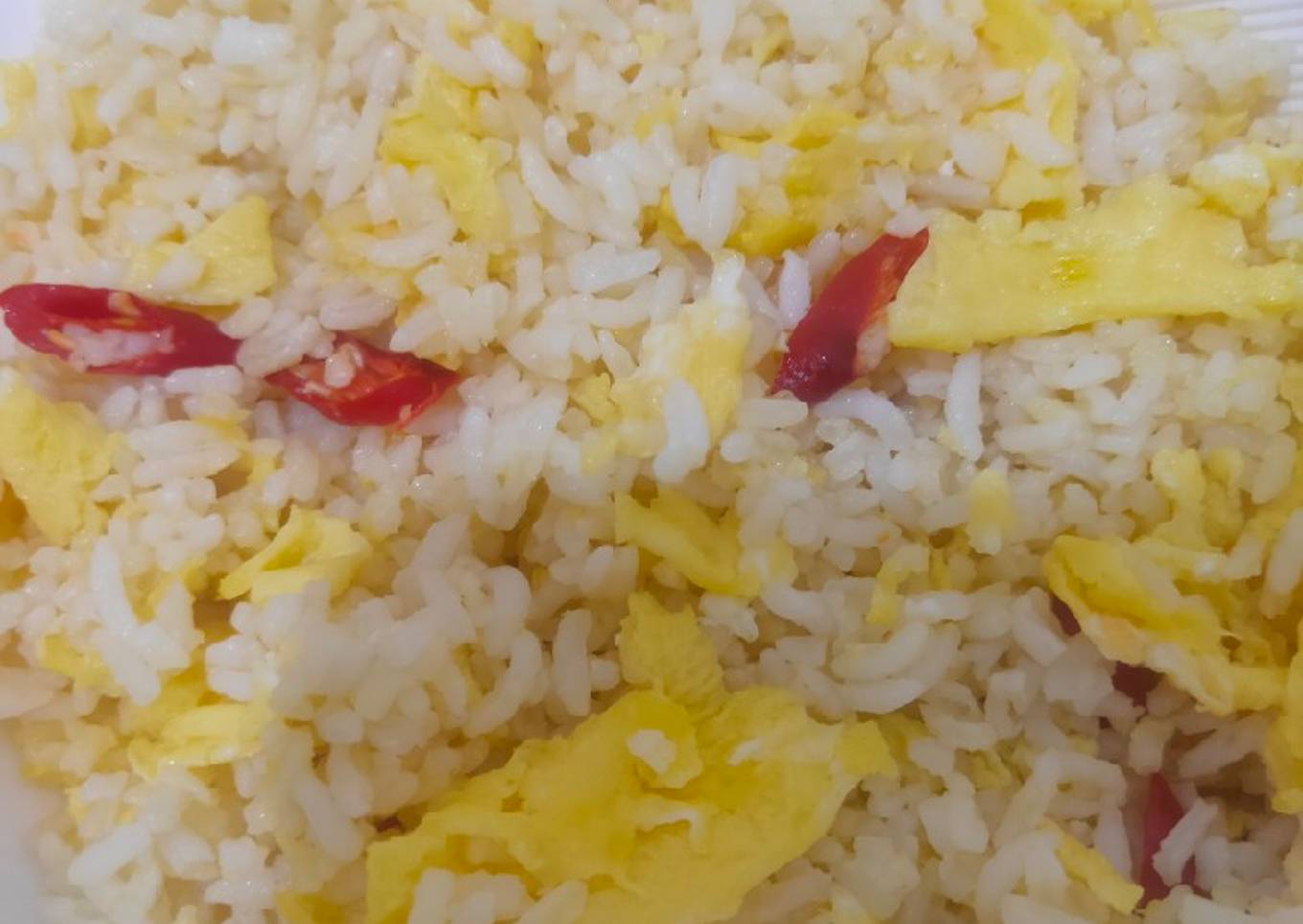 Nasi Oral Arik Telur Mentega
