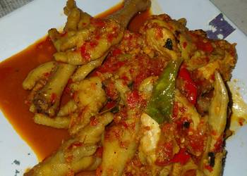 Resep Populer Ceker pedas Lunak🐣🐣 Ala Restoran