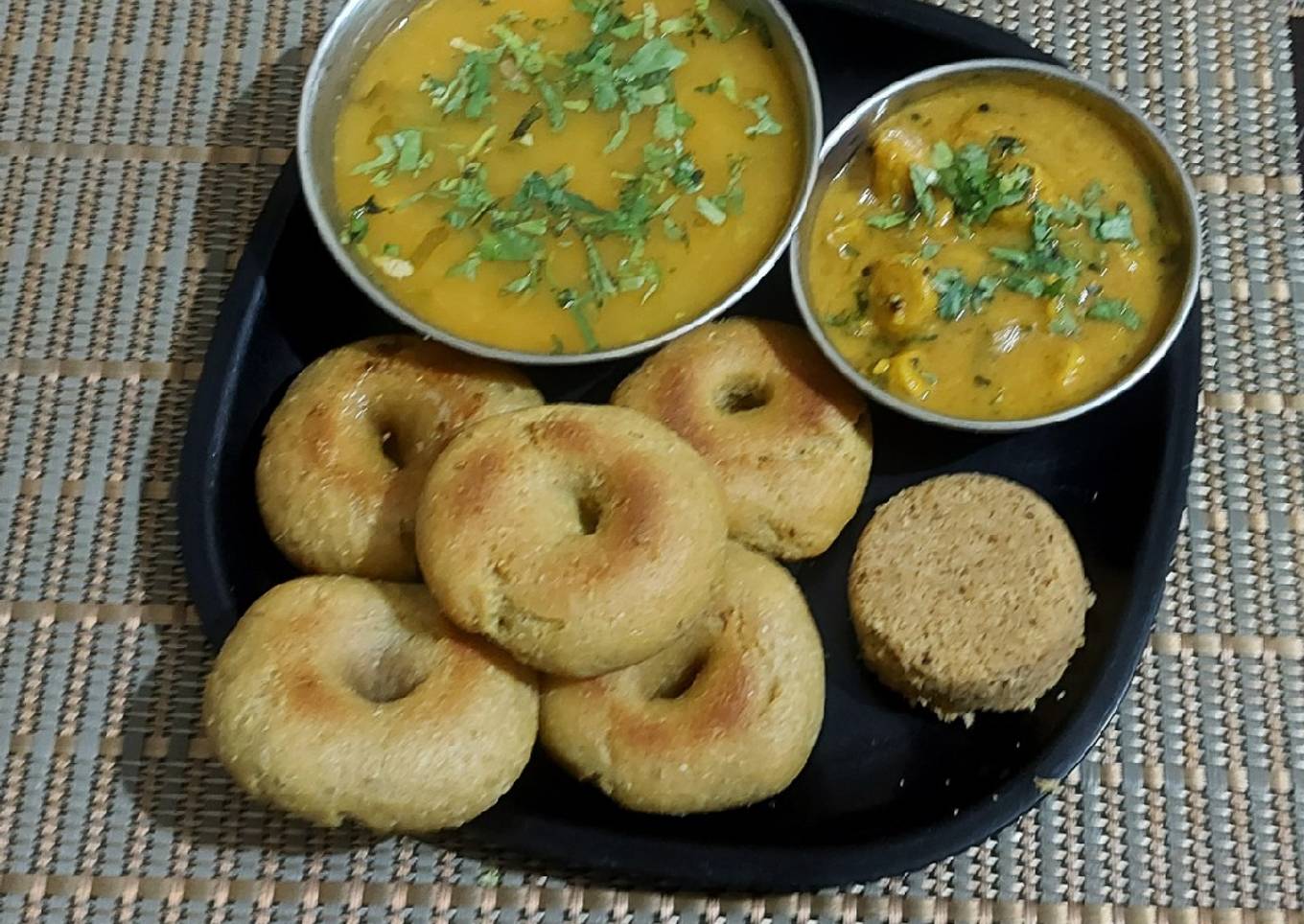 Dal batti & Gatte ki sabji