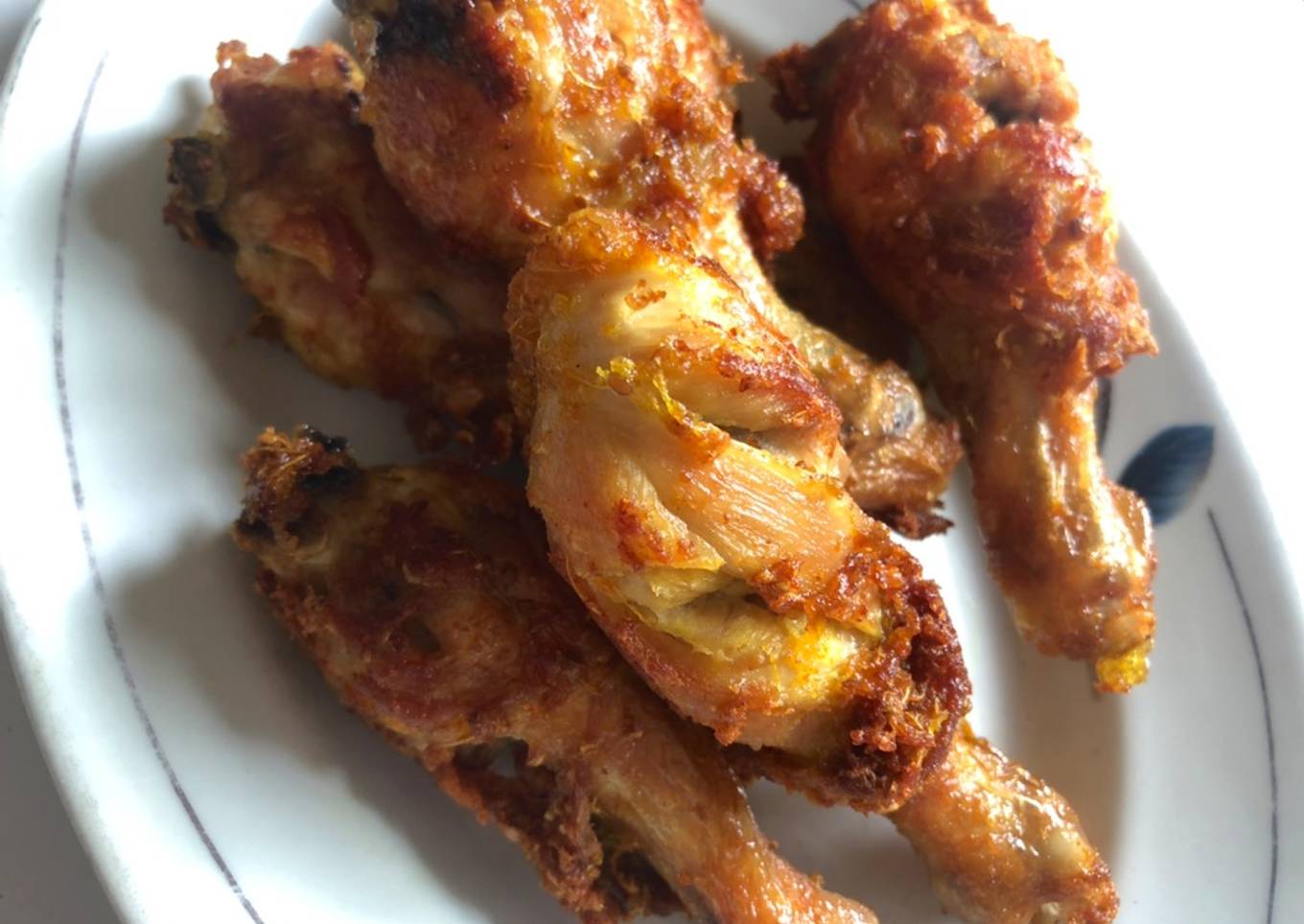 Ayam goreng lengkuas tanpa ungkep
