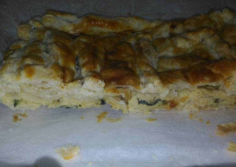 Steps to Prepare Ultimate Torta salata con zucchine