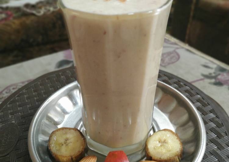 Easiest Way to Prepare Apple banana shake in 23 Minutes for Family