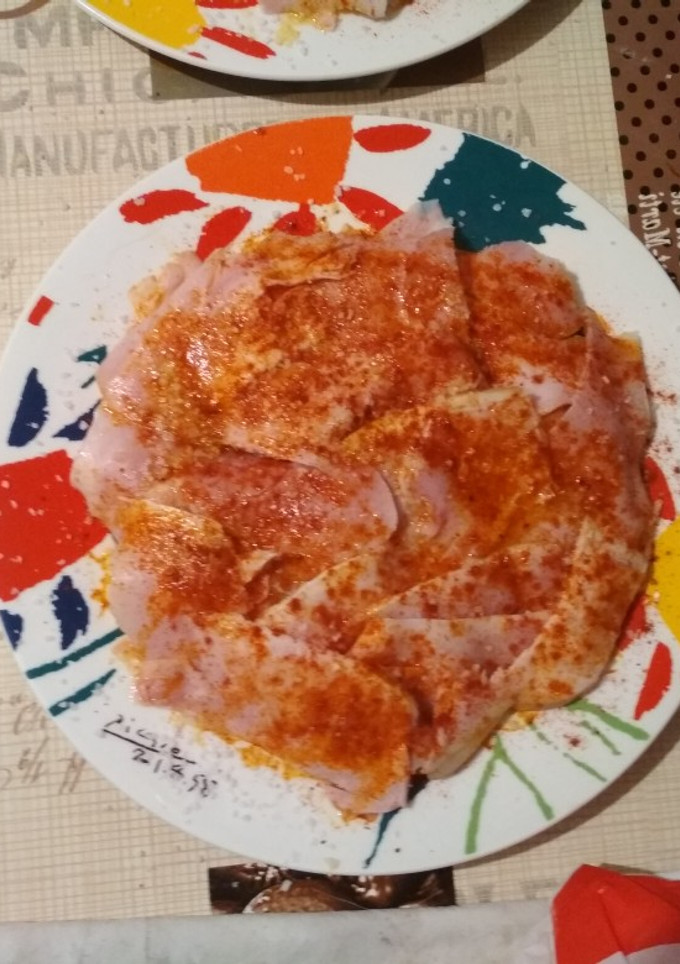 Una foto de Lacón con patatas a la gallega