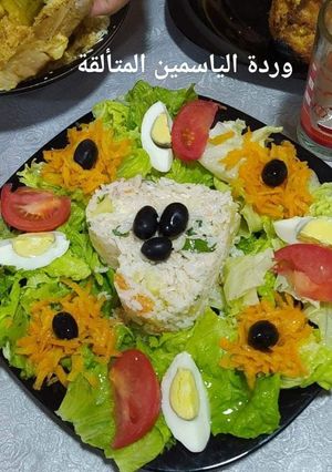 صورة لوصفة سلطة خضراء