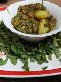 Fenugreek and Black Salt Potatoes