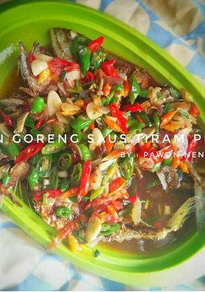 Foto resep Ikan goreng saus tiram pedas