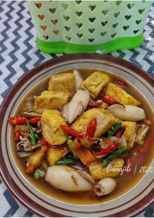 Foto resep Cumi tahu Tumis pedas endul pisan😂