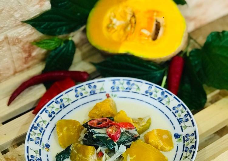 Masak Lemak Labu dan Pucuk Kaduk #PhopPercuma