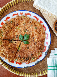 Foto resep Omelet Tempe Sambal Kecap