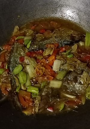Foto resep Ikan Asin Peda Masak Pete Ala Mertua