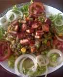 Ensalada de Verduras, Atún y Mojarra