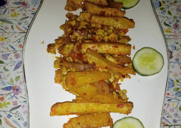 Recipe of Tasty Yam egg sauce Cooking Basics for Beginners