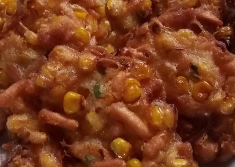 Resep: Bakwan jagung,sosis,and carrot mantabs farah quinn