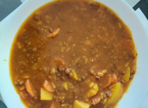 Foto principal de Lentejas con arroz..😀