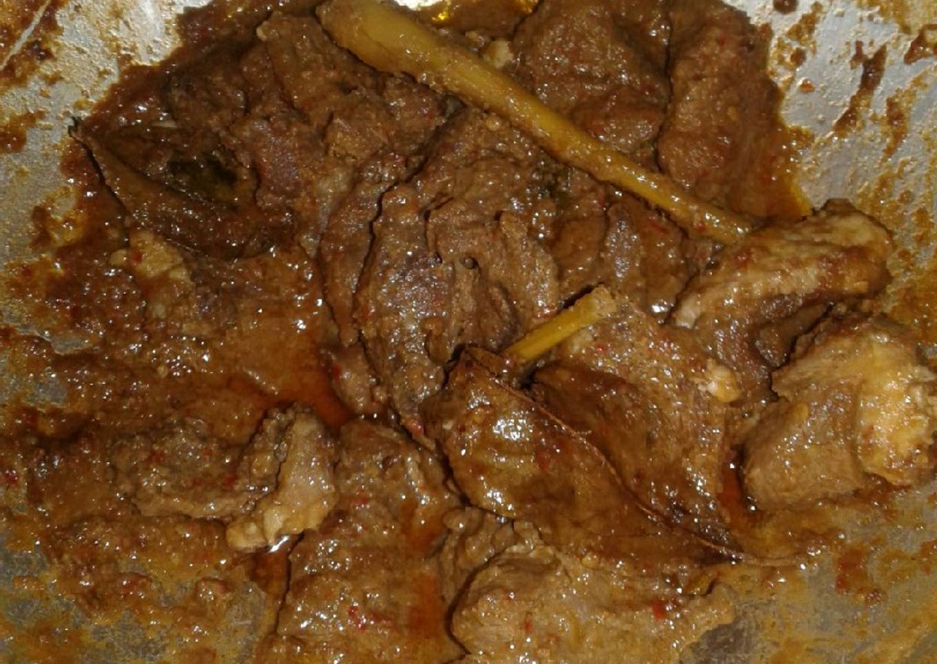 Rendang daging sapi enak empuk