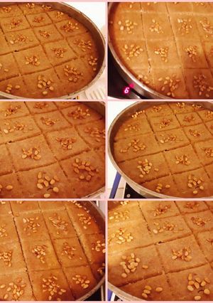 A picture of Syrian Baked Kibbeh.