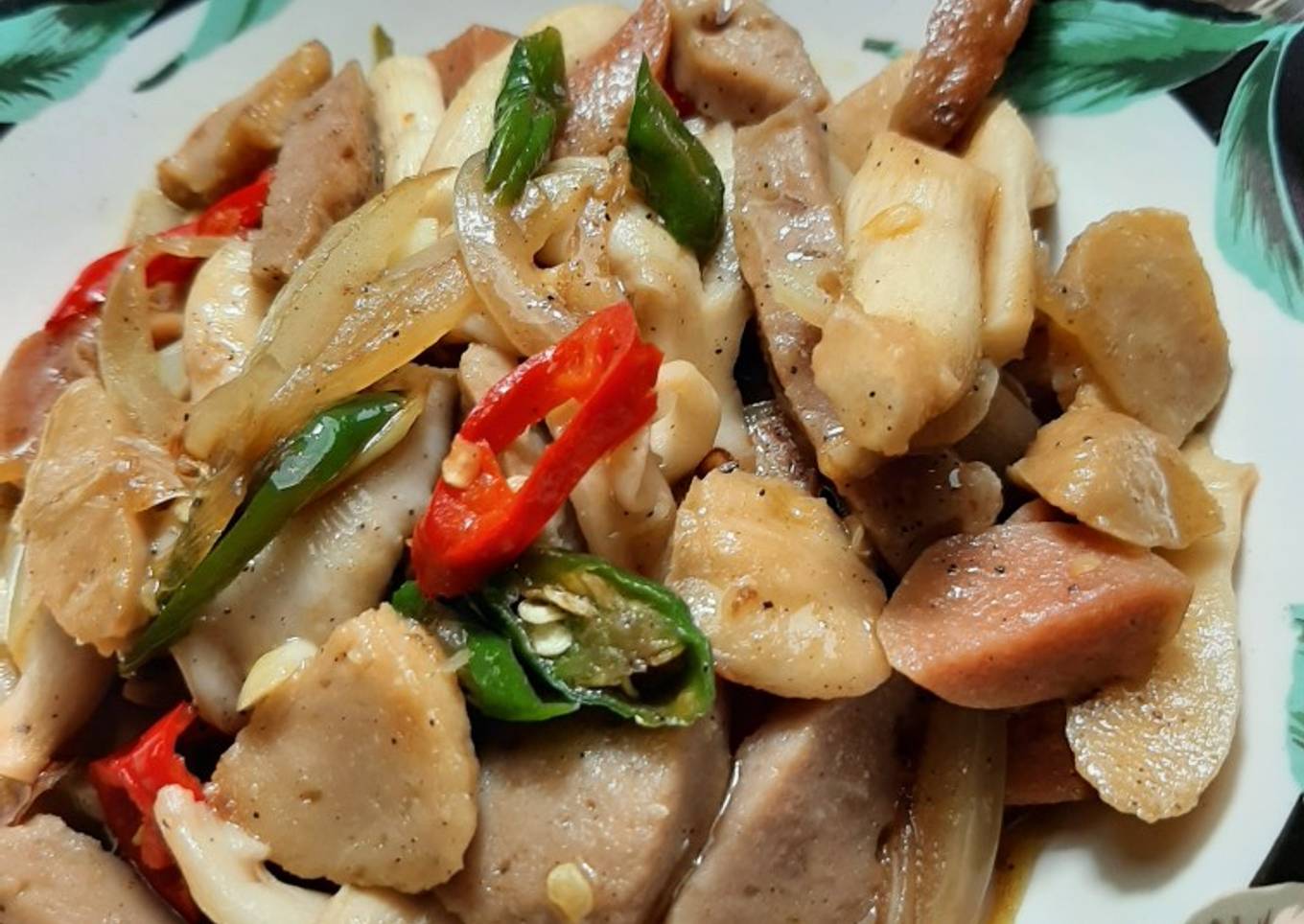 Cah Jamur Komplit Saus Tiram
