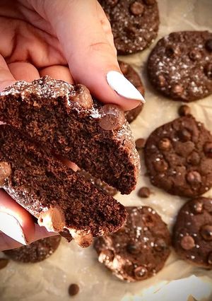 صورة لوصفة كوكيز البراونيز Chocolate brownie cookies