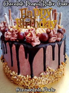 Foto resep Chocolate Peanut Butter Cake