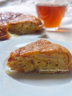 Foto resep Spanish Omelette/Telur Dadar Kentang Kornet Spanyol - MPASI 1+