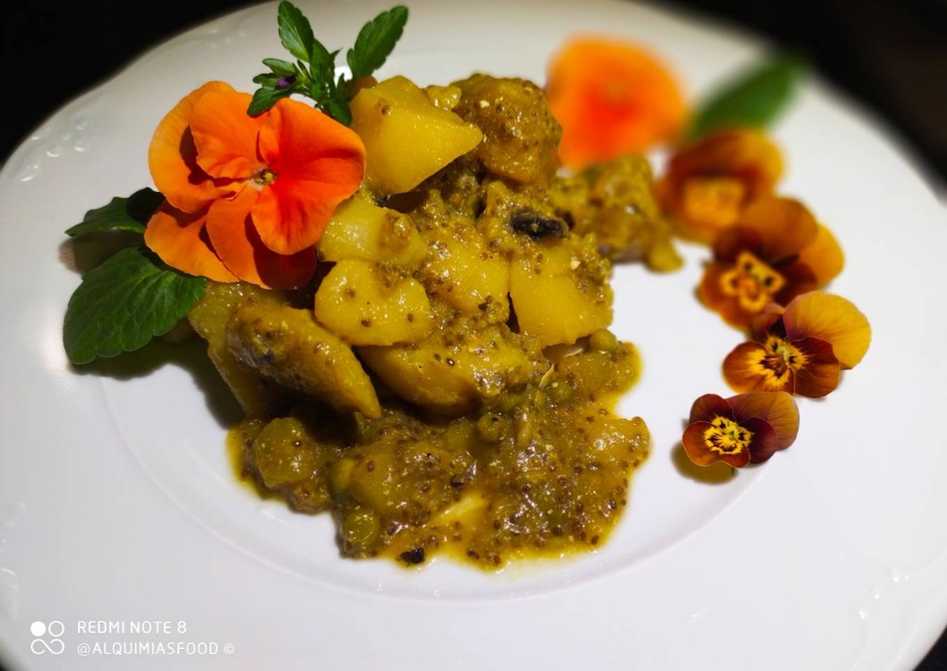 🌈Curry de Patatas, Mango y Semillas de Chía🌈 #vegetarianfood