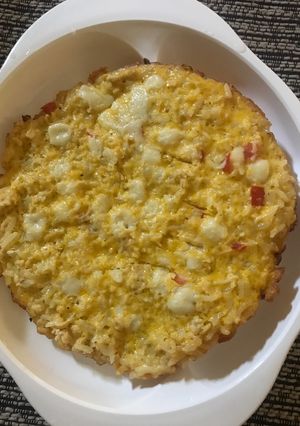 Foto resep Mpasi 13 bulan+Butter rice mozarella cheese with chicken