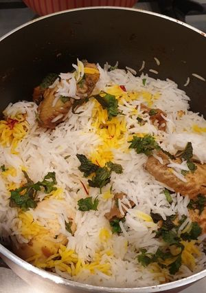 صورة لوصفة برياني دجاج