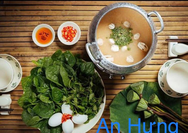 Recipe of Super Quick Homemade Lẩu Cháo Cua Đồng