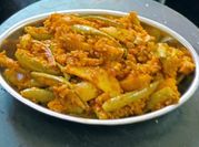 A picture of besan k sev ki sabji